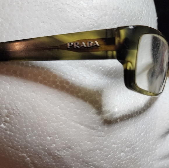 Auth Prada Green Tortoise Frames VPR 04M ZWZ-101 / 54-17-140 - Picture 4 of 9